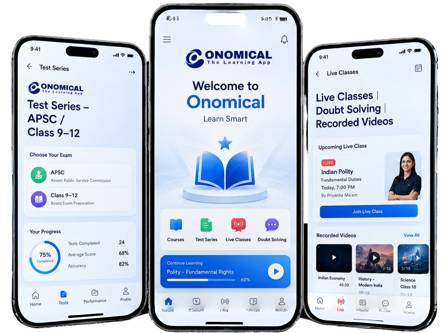Onomical App Mockup